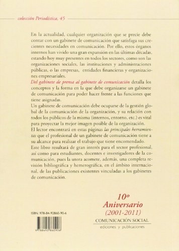 Del gabinete de prensa al gabinete de comunicación: La dirección de comunicación en la actualidad: 45 (Periodística)