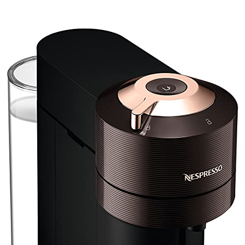 De'Longhi Nespresso Vertuo Next ENV120.BW, Máquina de Café y Espresso con WIFI y Bluetooth Integrados, Cafetera Automática de Cápsulas con Sistema de Preparación con un Solo Toque, Marrón