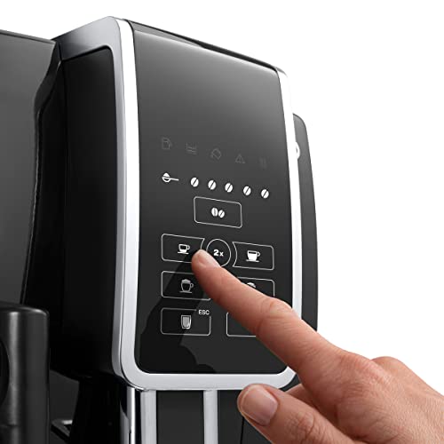 De'Longhi Perfetto Dinamica, Máquina de Café en Grano Totalmente Automática, Cappuccino, Espresso, ECAM 350.50.B, Negro