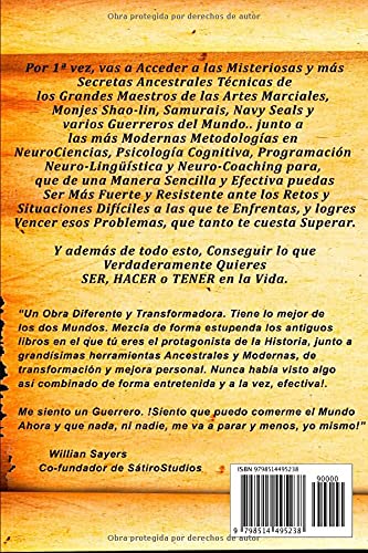 Descubre Cómo Activar Tu Mentalidad del Guerrero: Manual para Despertar el Guerrero que hay Dentro de Ti: Las Secretas técnicas de Grandes Guerreros ... y Ser más Fuerte ante Dificultades de tu Vida