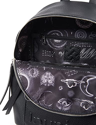 Desigual Half Mombas en la Espalda, Mochila para Mujer, Negro, Einheitsgröße