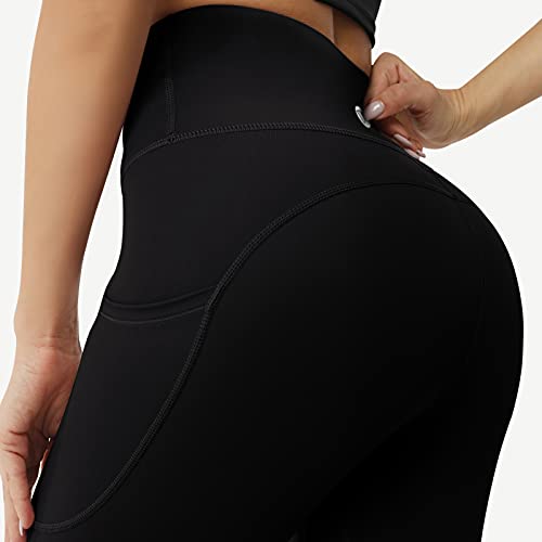 Desol Leggins Mujer con Bolsillos, Deportivas Cintura Alta, Pantalón Mallas de Deporte para Yoga, Running, Fitness, Estiramiento, Pilates