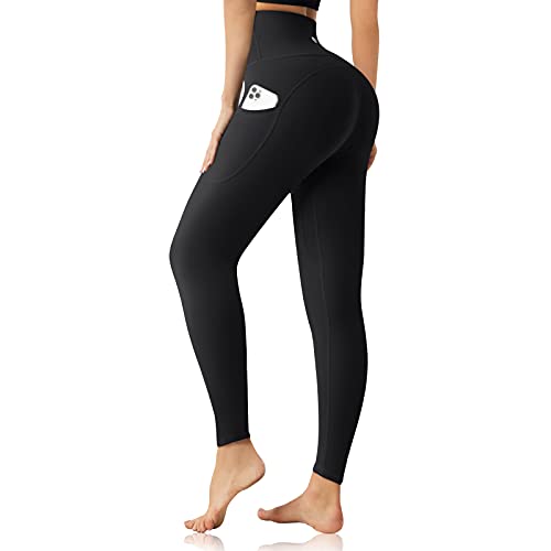 Desol Leggins Mujer con Bolsillos, Deportivas Cintura Alta, Pantalón Mallas de Deporte para Yoga, Running, Fitness, Estiramiento, Pilates