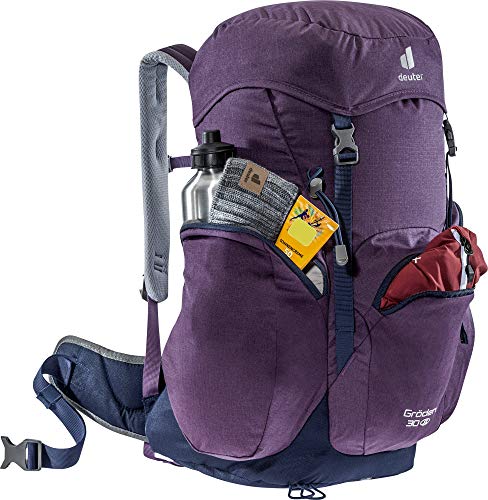 Deuter Gröden 30 SL Mochila de Senderismo, Women's, Plum-Navy, 30 L