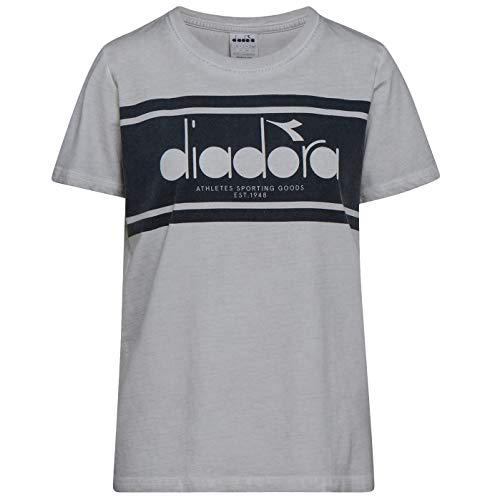 Diadora Camiseta de Mujer L. SS Spectra Used T-Shirt, Mujer, Camiseta, 502.174673, Grigio Alaska, M