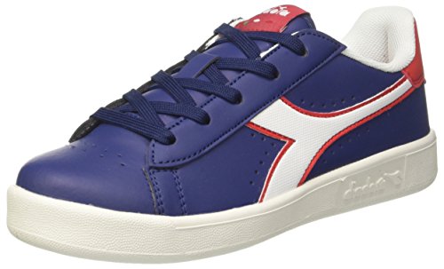 Diadora Game P GS, Zapatillas de Gimnasia Hombre, Azul (BLU Estate Rosso Carmine), 38.5 EU