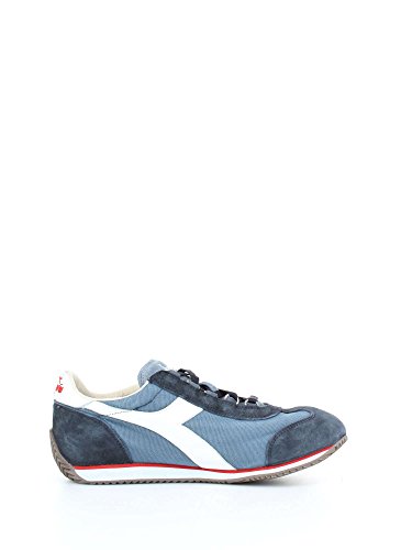 Diadora Heritage Scarpe Equipe Stone Wash 12 Sneaker Uomo 201-156988 Equipe C4802 Blu Primavera Estate 2018