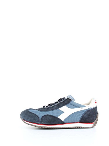 Diadora Heritage Scarpe Equipe Stone Wash 12 Sneaker Uomo 201-156988 Equipe C4802 Blu Primavera Estate 2018