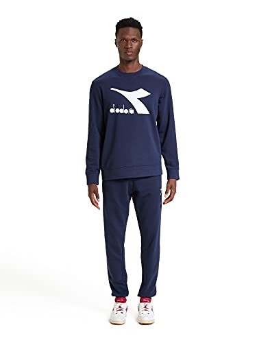 Diadora - Vellón Sweatshirt Crew Logo CHROMIA para Hombre (EU M)