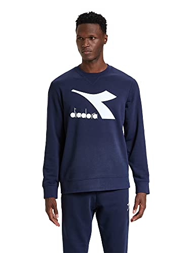 Diadora - Vellón Sweatshirt Crew Logo CHROMIA para Hombre (EU M)