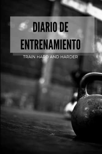 Diario de entrenamiento: Agenda de gimnasio y dieta. Lleva Un Registro De Todos Tus Entrenamientos y comidas - 192 Páginas. 3 meses