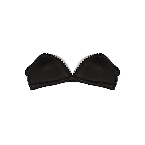 DIM Sujetador de niña padded sin aros de microfibra Negro Talla 80A