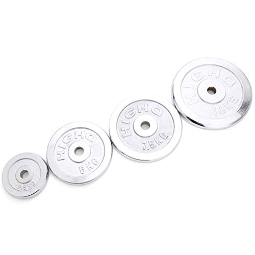 Discos de Pesas Discos Olímpicos Placa de elevación 28 mm Peso Gimnasio Olímpico de apertura Placas electrochapada parachoques Peso Barra mancuernas Placas masculino Discos de Pesas para Musculación