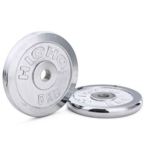 Discos de Pesas Discos Olímpicos Placa de elevación 28 mm Peso Gimnasio Olímpico de apertura Placas electrochapada parachoques Peso Barra mancuernas Placas masculino Discos de Pesas para Musculación