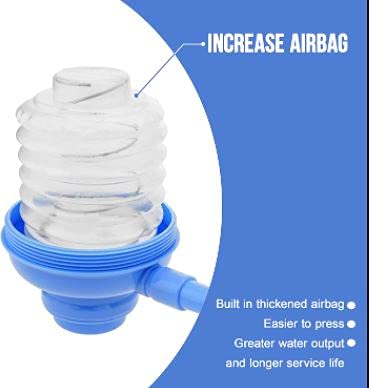 Dispensador de agua Universal Manual para Garrafas/Botellones/Barriles Compatible con Garrafas de 2L/5L/6L/8L/10L/12L, dispensador de agua embotellada, Bomba portátil de presión de la mano,