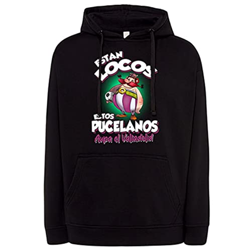 Diver Bebé Sudadera Parodia de Obelis para Aficionados al fútbol de Valladolid - Negro, XS