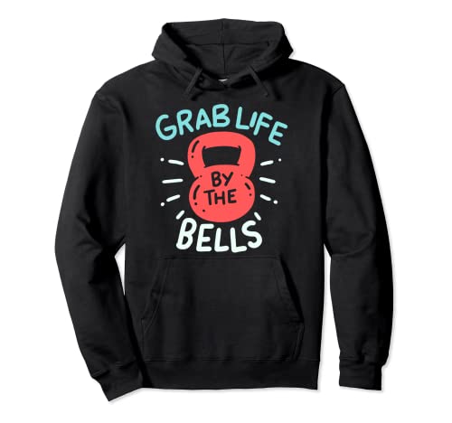 Divertido diseño de entrenamiento de la competencia de Kettlebells para el gimnasio Sudadera con Capucha