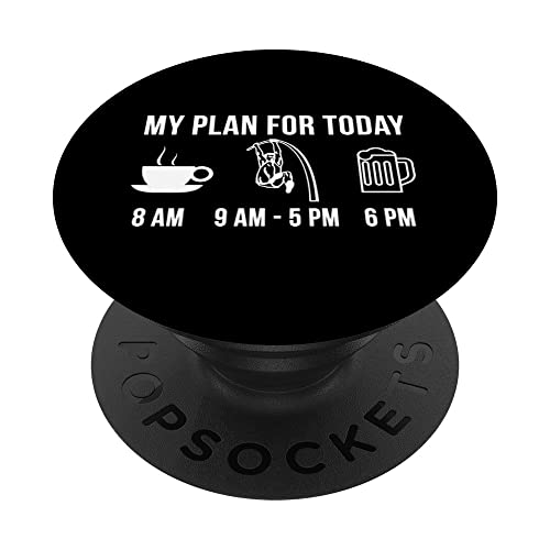 Divertido Salto con pértiga Atletismo Deporte My Plan For PopSockets PopGrip Intercambiable