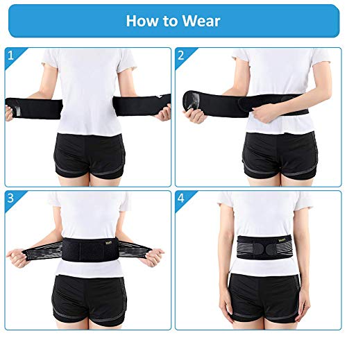 DOACT Térmica de Cinturón con Espalda Terapia de Calefacción Eléctrico, Cojín para Artritis en la Zona de la Espalda, Abdominal, Dolor, de la Terapia de Calor Wrap, para Hombres y Mujeres