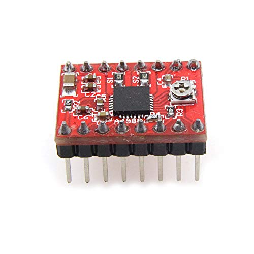 DollaTek 5Pcs Impresora 3D A4988 Reprap Stepping Stepper Motor Driver Módulo