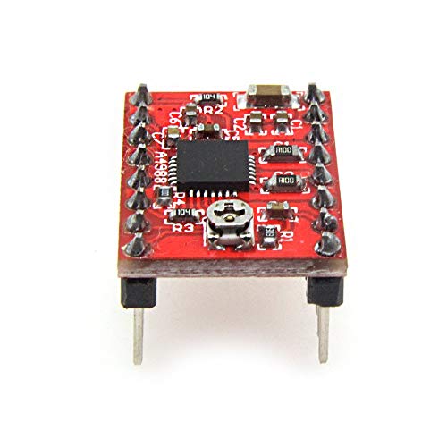 DollaTek 5Pcs Impresora 3D A4988 Reprap Stepping Stepper Motor Driver Módulo