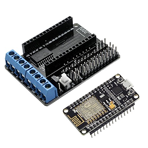 DollaTek NodeMcu Lua ESP8266 ESP-12E CP2102 Junta de Desarrollo y L293D WiFi Motor Drive Placa de expansión Módulo de Escudo para Arduino