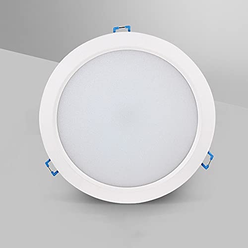 Downlight ultra brillante DIRIGIÓ Luz plana de techo empotrada proyectores montados Lujo Europeo Thin Slim Techo Luces de techo Redondo Aluminio Comercial Tienda Techo Iluminación de techo Blanco