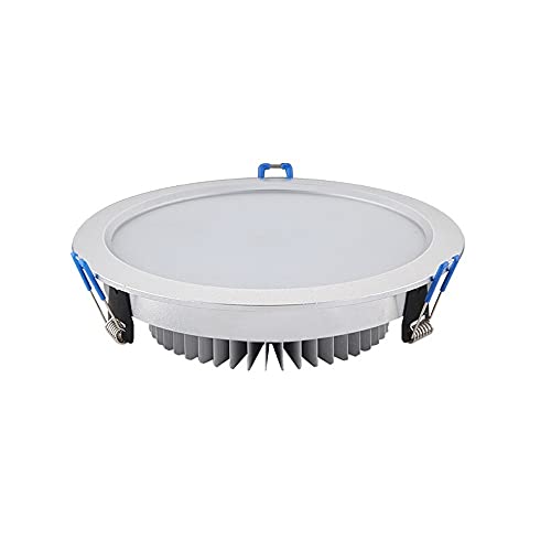 Downlight ultra brillante DIRIGIÓ Luz plana de techo empotrada proyectores montados Lujo Europeo Thin Slim Techo Luces de techo Redondo Aluminio Comercial Tienda Techo Iluminación de techo Blanco