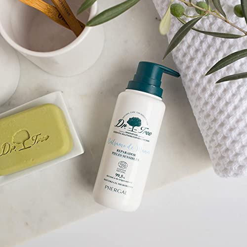 Dr. Tree | Bálsamo de Manos Reparador | Nutre e Hidrata Profundamente. Pieles Sensibles | 99,5% Ingredientes Naturales | 200ml