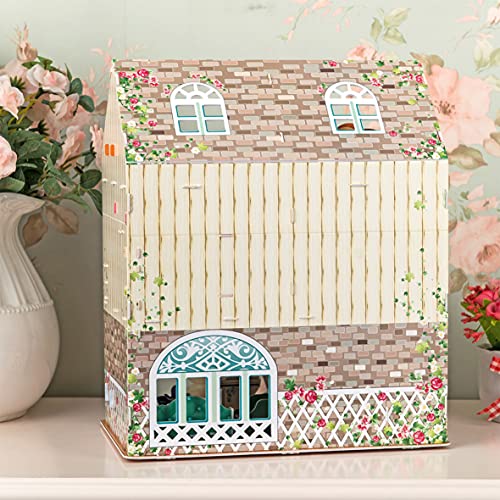 Dreamy Doll House - Casa De Muñecas para Niñas Infantil, Puzzles 3D Casas De Muñecas para Niñas, 160 Piezas, 170 Minutos de Montaje, 8 Años O Más