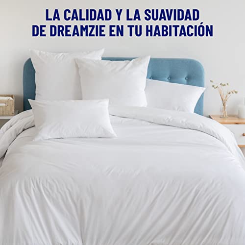 Dreamzie Juego de 2 x Fundas de Almohada 40x60 cm Blanco 100% Algodon Jersey - Funda de Almohada Algodon 40x60 - Funda Cojin para Cama 40x60 - Protector de Almohada