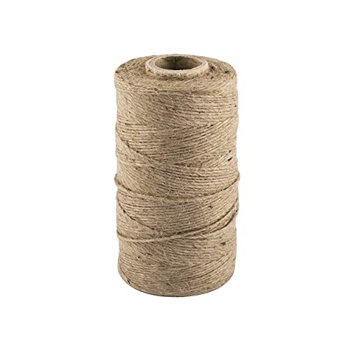 D.RECT Cuerda de Yute | 1,2mm, 250m | Natural Yute Twine | para Fotos, Regalos, Manualidades, Cuerda de jardinería Bricolaje