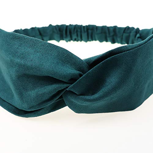 DRESHOW 10 Piezas Boho Diademas para Mujeres Flor Vintage Impreso Criss Cross Anudado Elástico Banda para el Cabello Stretchy Head Wrap Twisted Accesorios