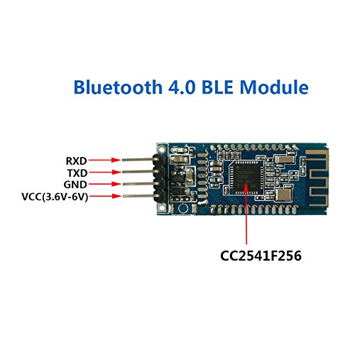 DSD TECH HM-10 Bluetooth 4.0 BLE Módulo iBeacon UART con Placa Base 4PIN para Arduino UNO R3 Mega 2560 Nano