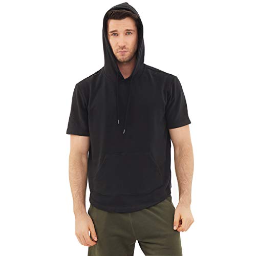 Dubinik® Sudadera con Capucha para Hombre Manga Corta sin Mangas Chaleco Deportivo Casual