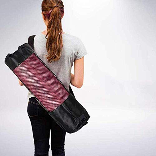 Ducomi Bolsa Esterilla Yoga – con Correa Ajustable, Impermeable, Funda Esterilla Yoga y Gimnasia, Bolsa Yoga Funcional para Mujer (67 x 22 cm)