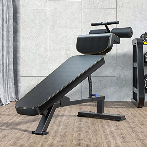 Dumbbell bench Banco de Mancuernas Tabla de músculos Abdominales Ajustable Profesional Tabla de Abdominales Equipo de Gimnasia Comercial para Hombres Tabla de supina para el hogar