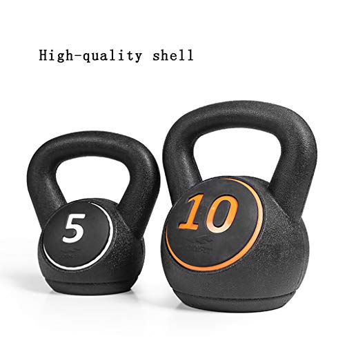 Dumbbells Equipo de Sentadillas con Gimnasio de Pesas Rusas Negras, Pesas pequeñas para Ejercicios en el hogar, 2.3 kg, 4.5 kg, 6.8 kg para niñas Que Adelgazan a Hombres para ejercitar los músculos