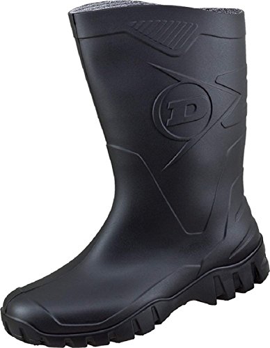 Dunlop DEE, Botas de Goma de Trabajo Unisex Adulto, Negro Black, 43 EU