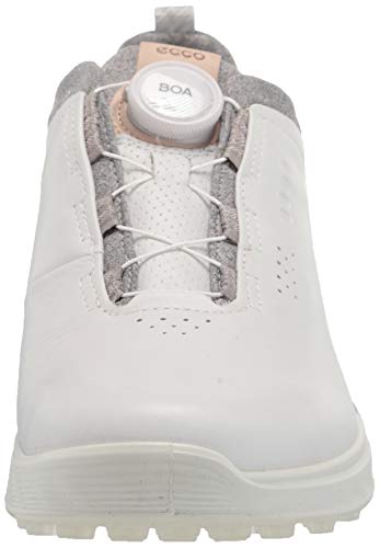 ECCO S-Three Boa, Zapatos de Golf Mujer, White Silver Grey, 41 EU