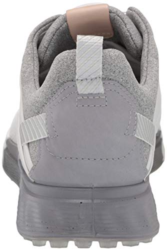 ECCO S-Three Boa, Zapatos de Golf Mujer, White Silver Grey, 41 EU