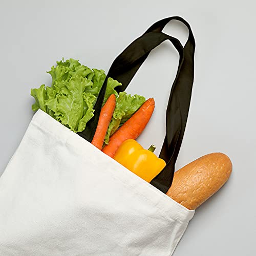 Eco Right Bolsa de lona para mujer, bolsa de hombro de algodón orgánico, bolsa de compras reutilizable para comestibles, bolsas de regalo, bolsa de libros, bolsa de viaje, Piña de manzana fina