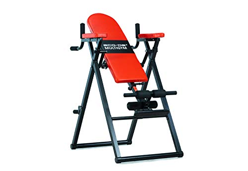 ECODE Tabla de inversión gravitacional Plegable MULTIGYM 6 EN 1 Power Tower. Regulable, Gimnasio en casa, Calistenia