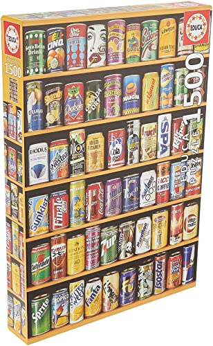 Educa Borras - Genuine Puzzles, Puzzle 1.500 piezas, Latas (14446)