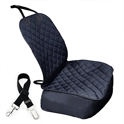 Eightnight mpermeable Antideslizante de Oxford Tela Tapa del Asiento del Animal doméstico Gato del Perro del Asiento Delantero del Asiento con cinturón de Seguridad para vehículos, Camiones SUVs