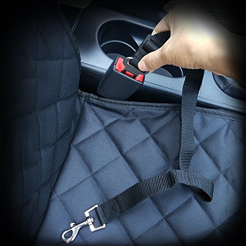 Eightnight mpermeable Antideslizante de Oxford Tela Tapa del Asiento del Animal doméstico Gato del Perro del Asiento Delantero del Asiento con cinturón de Seguridad para vehículos, Camiones SUVs