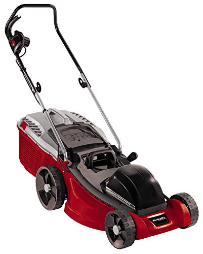 Einhell GC-EM 1743 HW - Cortacésped eléctrico (1700W, altura de corte 6 niveles 20-70 mm , ancho de corte 43 cm, hasta 700m² de jardín, 52L de capacidad de bolsa)