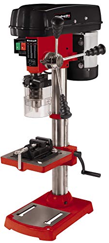 Einhell Taladro de columna TC-BD 630 (630 W, 2.450 min-1, profund. perforación máx. 60 mm, portabrocas 1,5-16 mm, tope profund. ajustable, mesa perforación inclinable/rotativa incl. mordaza)