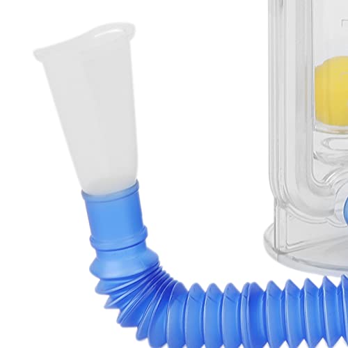 Ejercitador de respiración de espirometría de 3000 ml, entrenador de respiración, entrenador de capacidad vital transpirable, herramienta de entrenamiento de capacidad vital de respiración pulmonar