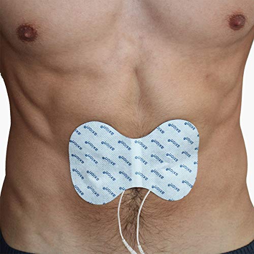 Electrodo abdominal axion para tonificación muscular y conseguir six pack | Para electroestimulador muscular EMS con conexión clavija o banana de 2 mm